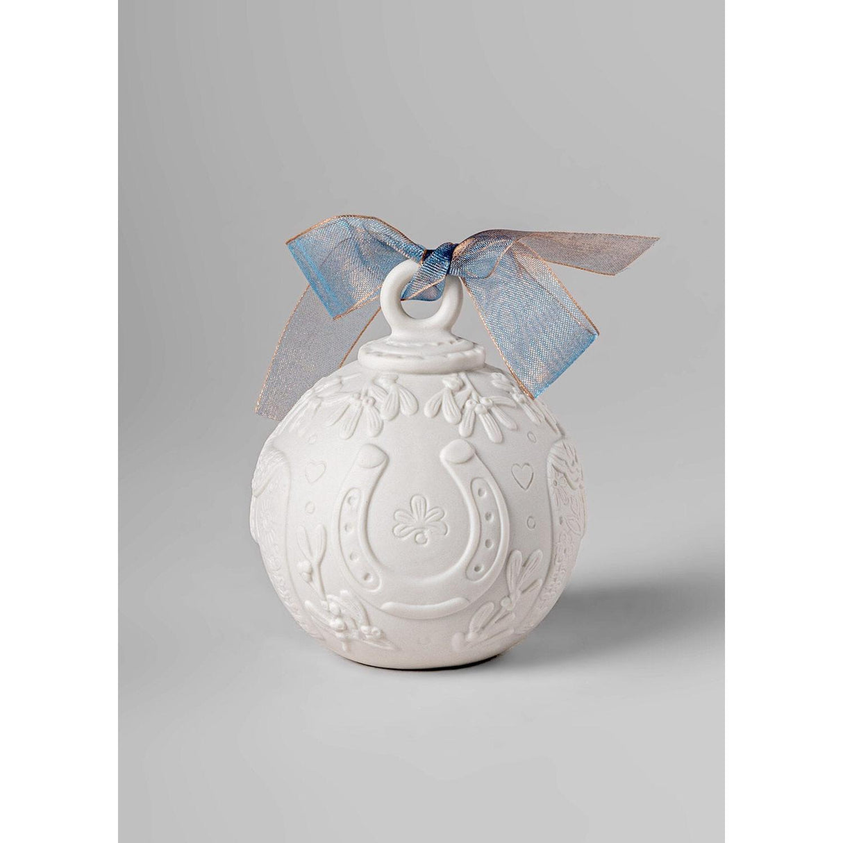LLADRO' 2025 Palla di Natale 10x9cm Porcellana