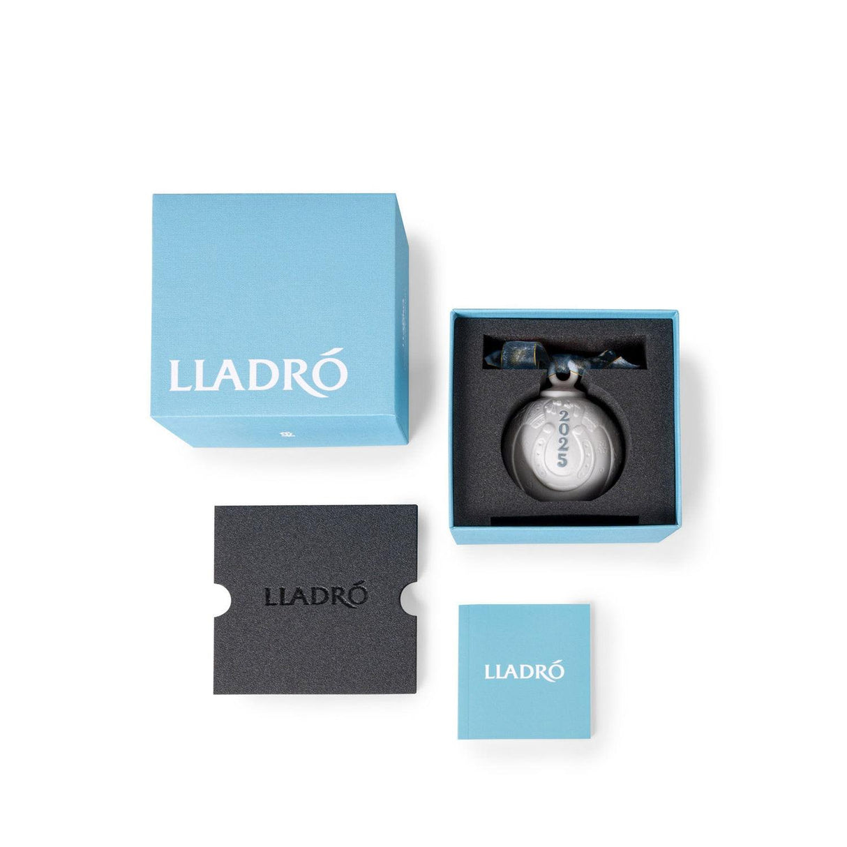 LLADRO' 2025 Palla di Natale 10x9cm Porcellana