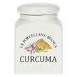 Barattolo Curcuma La Porcellana Bianca in porcellana bianca 6x6 cm