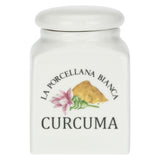 Barattolo Curcuma La Porcellana Bianca in porcellana bianca 6x6 cm