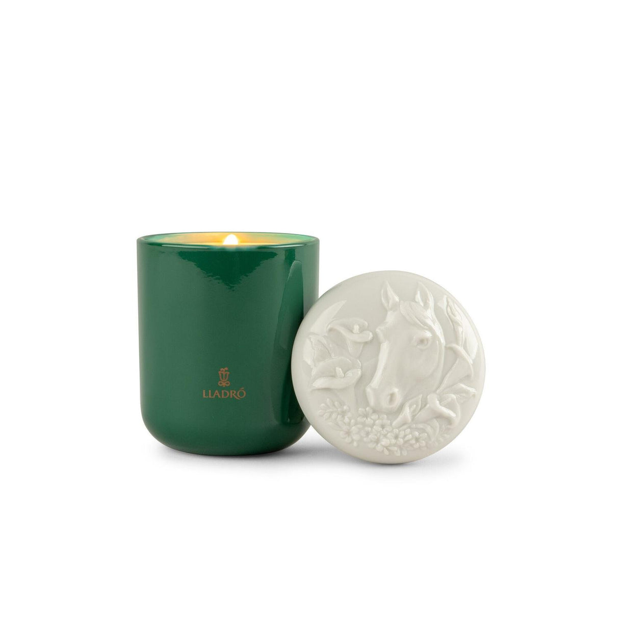 LLADRO' Candela Cavallo Giardini di Valencia 12x8cm Porcellana