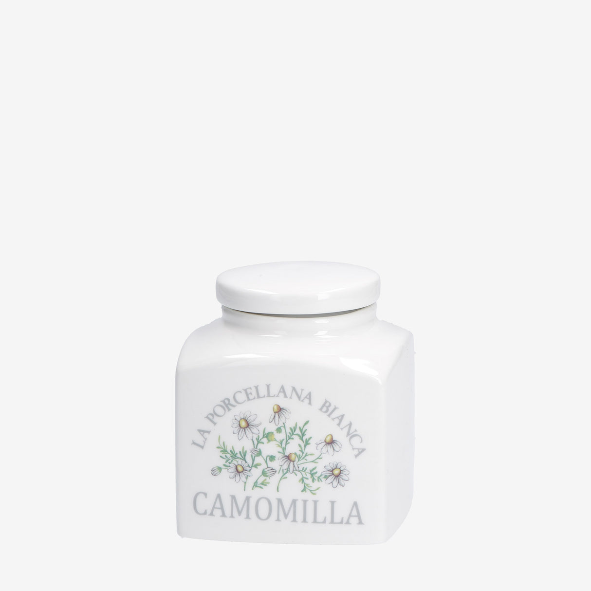 Barattolo Camomilla La Porcellana Bianca in porcellana bianca 9,5 cm