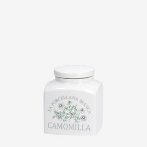 Barattolo Camomilla La Porcellana Bianca in porcellana bianca 9,5 cm