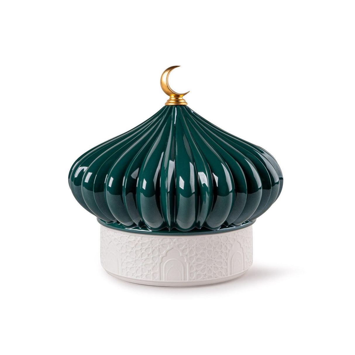 LLADRO' Scatola con Piatti Majestic Nights 23x24cm Porcellana