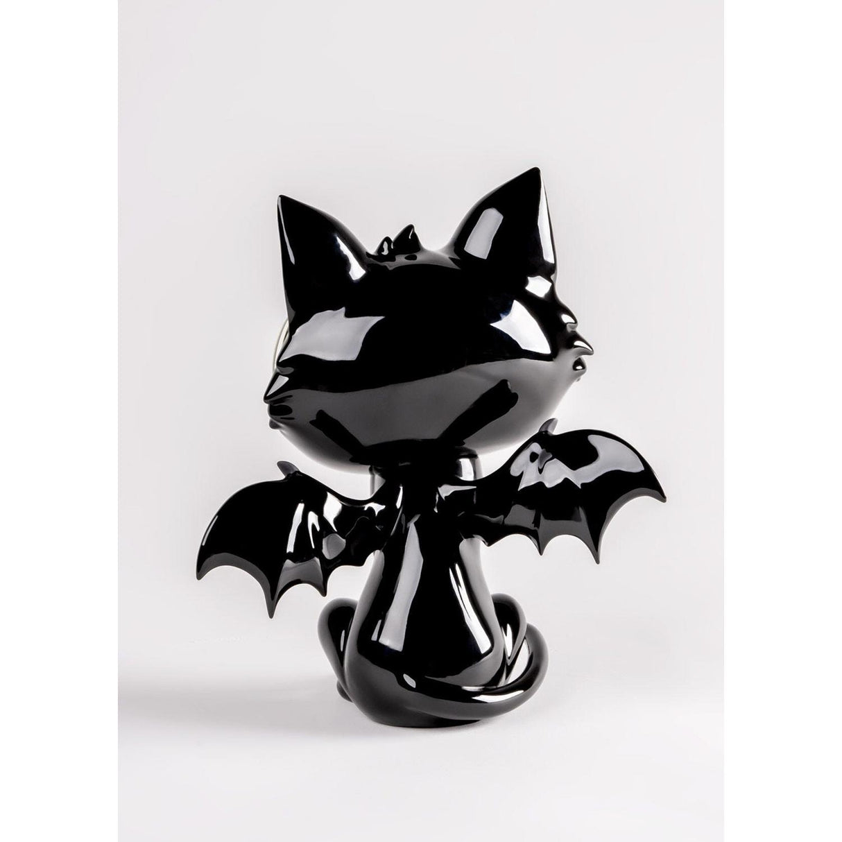 LLADRO' Scultura Little Devil Catserie Limitata 26x20cm Porcellana
