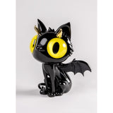 LLADRO' Scultura Little Devil Catserie Limitata 26x20cm Porcellana