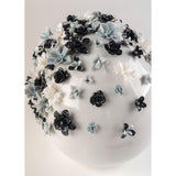 LLADRO' Life Is Flower Bianco e Nero 18x32cm Porcellana