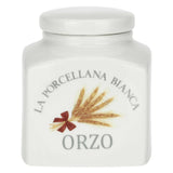 Barattolo Orzo Deco La Porcellana Bianca in porcellana 500 ml