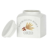 LA PORCELLANA BIANCA Conserva Barattolo Orzo Deco 500ml