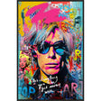 Quadro Andy Warhol Palais Royal su tela glossy 90x60 cm
