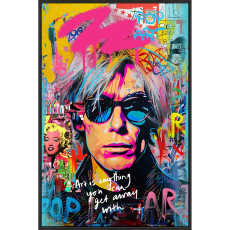 Quadro Andy Warhol Palais Royal su tela glossy 90x60 cm