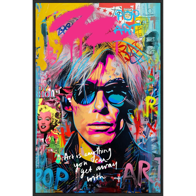 Quadro Andy Warhol Palais Royal su tela glossy 90x60 cm