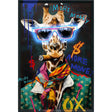 Quadro Giraffa Palais Royal su tela con luci LED integrate 60x90 cm