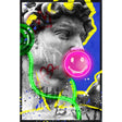 Quadro David Smile Palais Royal su tela con luci LED 80x120 cm