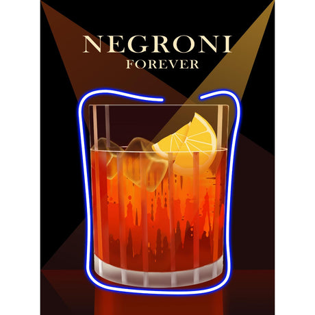 Quadro Negroni Palais Royal stampa su tela con luci LED 60x80 cm
