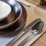 SAMBONET Cortina Cucchiaini Moka Caffè Set 6 Pezzi Posate Acciaio Inox