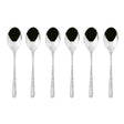 Set 6 cucchiaini caffè Venezia Sambonet in acciaio inox 18/10 decorato