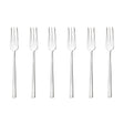 Set forchette dessert Rock Sambonet acciaio inox finitura specchio 6 pezzi