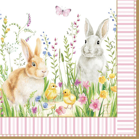Tovaglioli carta Happy Easter Easy Life decoro pasquale 33x33 cm