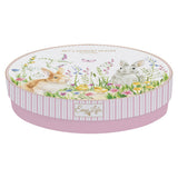 EASY LIFE Happy Easter Set 4 Piatti Dessert in Scatola Regalo 19cm Porcellana