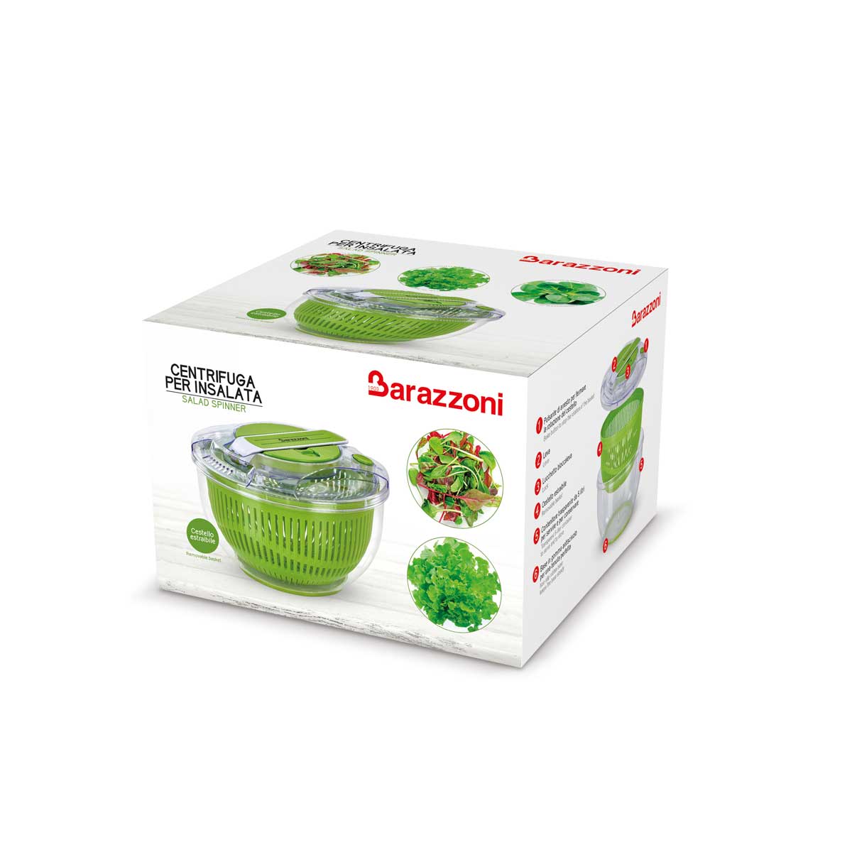 BARAZZONI Salad spinner 25cm
