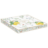 EASY LIFE Fleurs et Citrons Vassoio Limone 25x18cm Porcellana