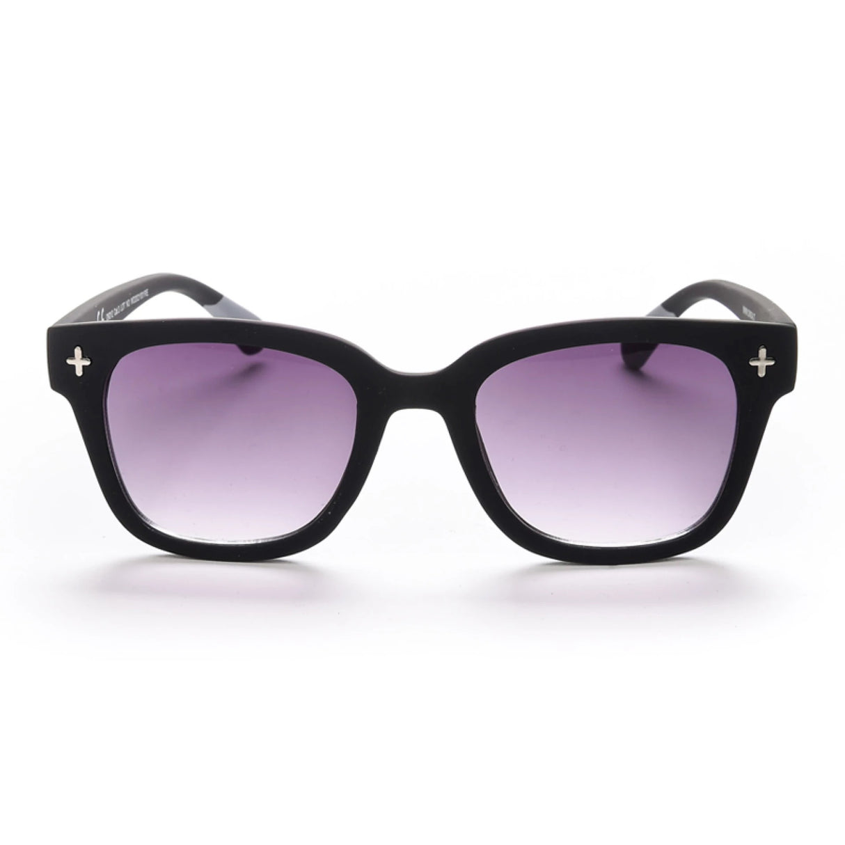 OKKIA Giovanni Occhiali da Sole Unisex Soft Touch Nero Grigio