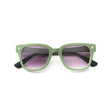 Occhiali da sole Giovanni Okkia montatura soft touch verde e nero