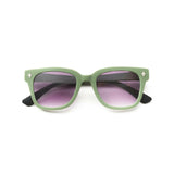 Occhiali da sole Giovanni Okkia montatura soft touch verde e nero