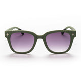 OKKIA Giovanni Occhiali da Sole Unisex Soft Touch Verde e Nero