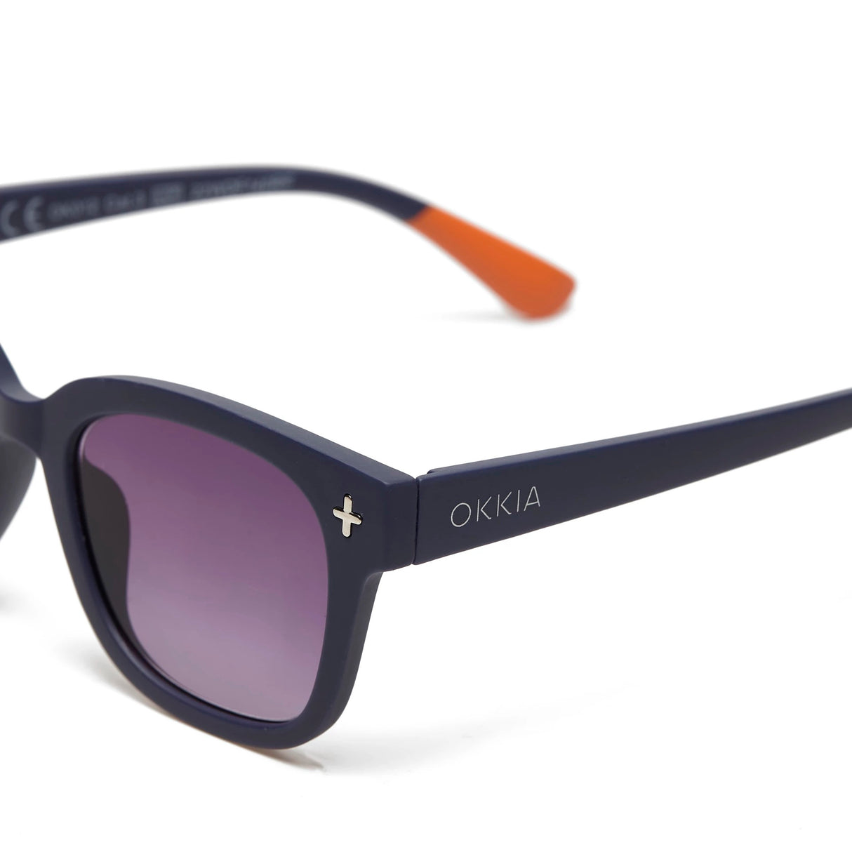 OKKIA Giovanni Occhiali da Sole Unisex Soft Touch Midnight