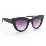 OKKIA Claudia Occhiali da Sole Donna Big Cat Eye Nero