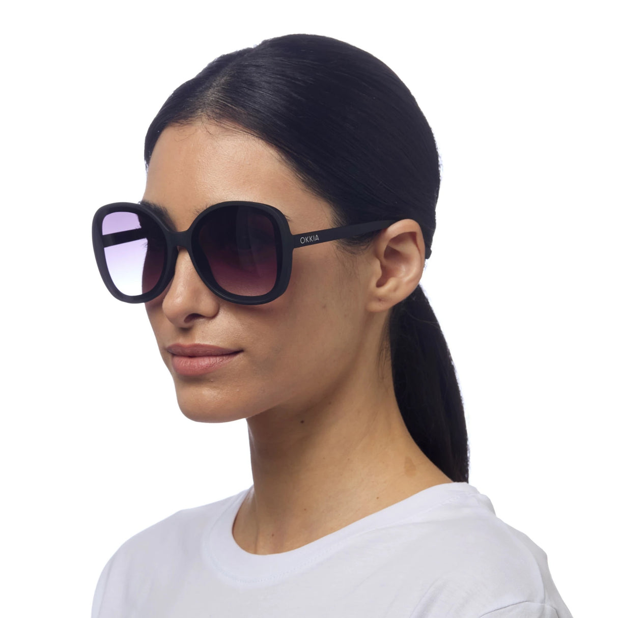 OKKIA Anna Occhiali da Sole Donna Nero