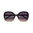 Occhiali da sole Anna Okkia montatura soft touch nero sfumato rosa