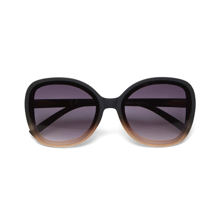 Occhiali da sole Anna Okkia montatura soft touch nero sfumato rosa