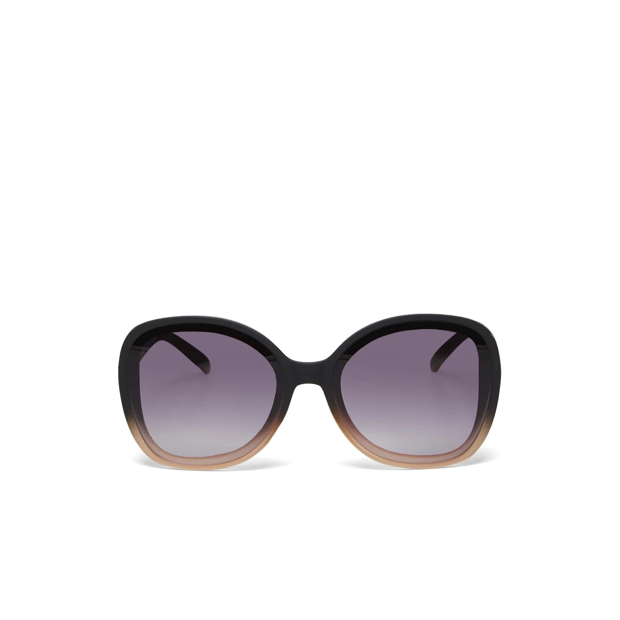 OKKIA Anna Occhiali da Sole Donna Nero Sfumato Rosa