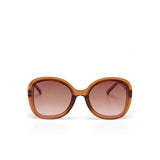 OKKIA Anna Occhiali da Sole Donna Marrone Trasparente