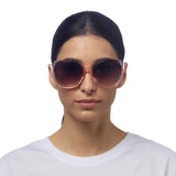 OKKIA Anna Occhiali da Sole Donna Rosa Trasparente