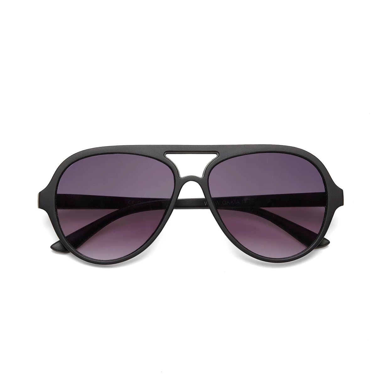 OKKIA Alessio Occhiali da Sole Unisex Goccia Nero