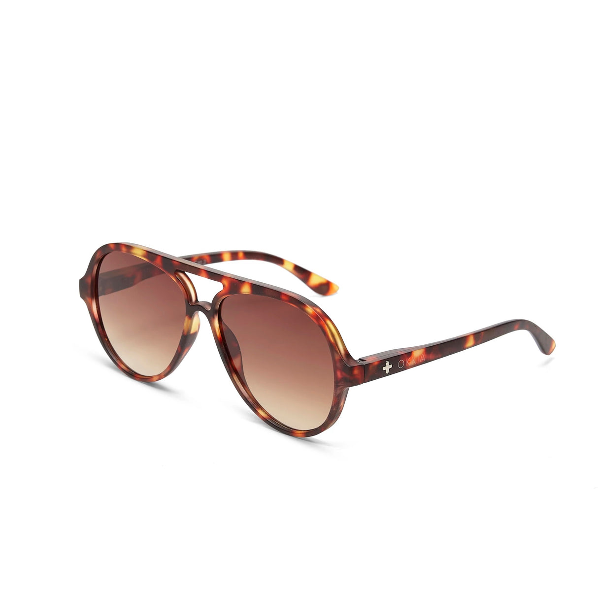 OKKIA Alessio Occhiali da Sole Unisex Goccia Avana