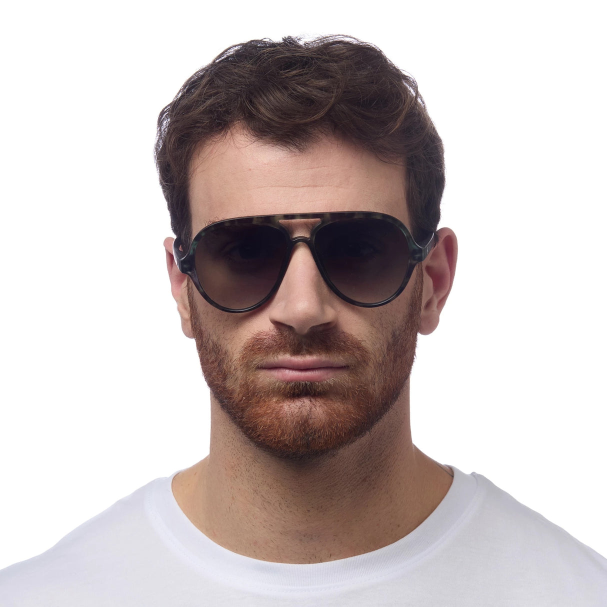 OKKIA Alessio Occhiali da Sole Unisex Goccia Kale Avana