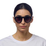 OKKIA Zeno Occhiali da Sole Unisex Tondo Nero
