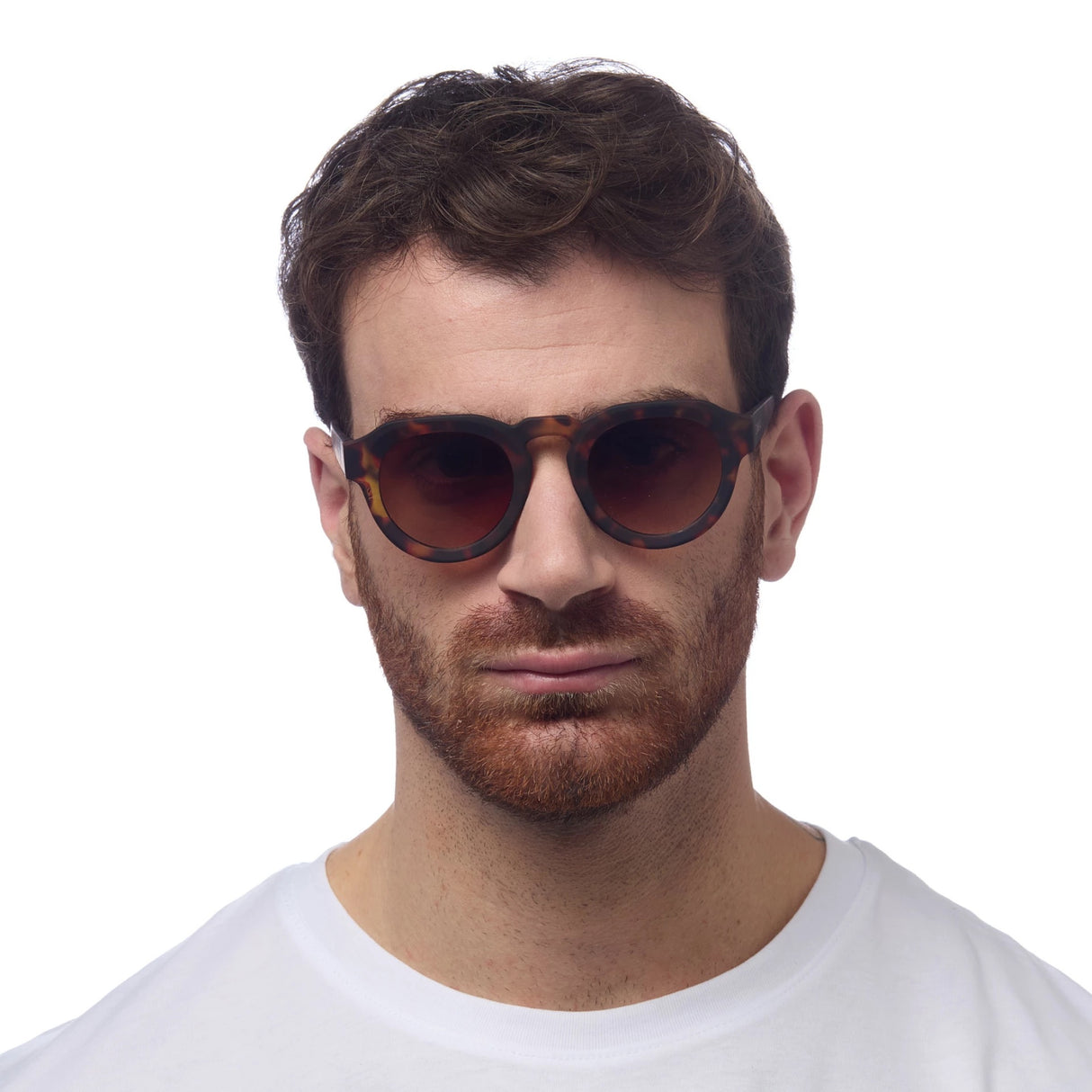 OKKIA Zeno Occhiali da Sole Unisex Tondo Classic Avana