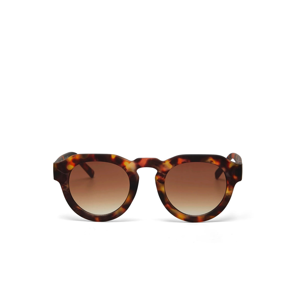 OKKIA Zeno Occhiali da Sole Unisex Tondo Classic Avana
