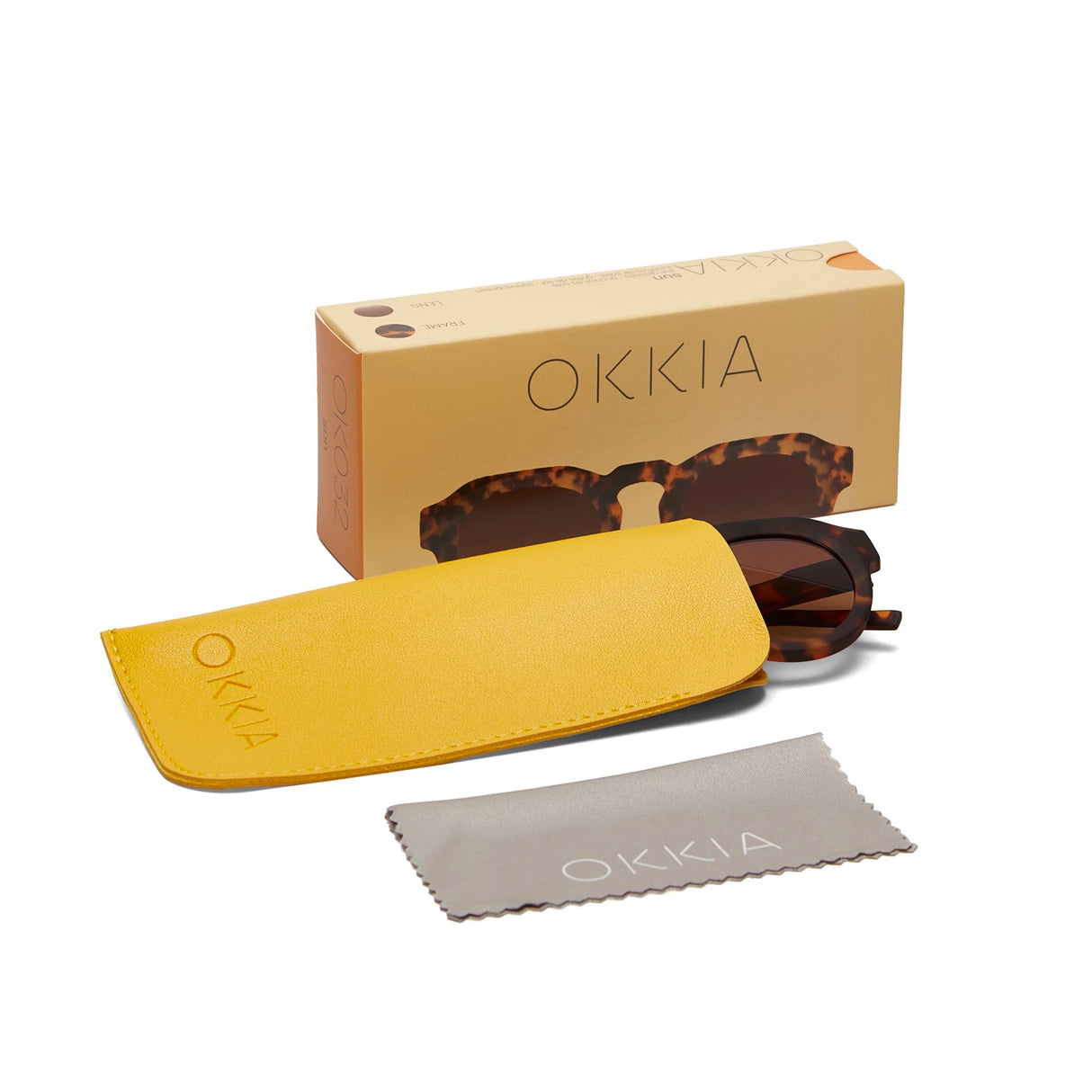 OKKIA Zeno Occhiali da Sole Unisex Tondo Classic Avana