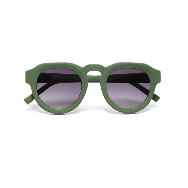 Occhiali da sole Zeno Okkia montatura soft touch verde 14 cm