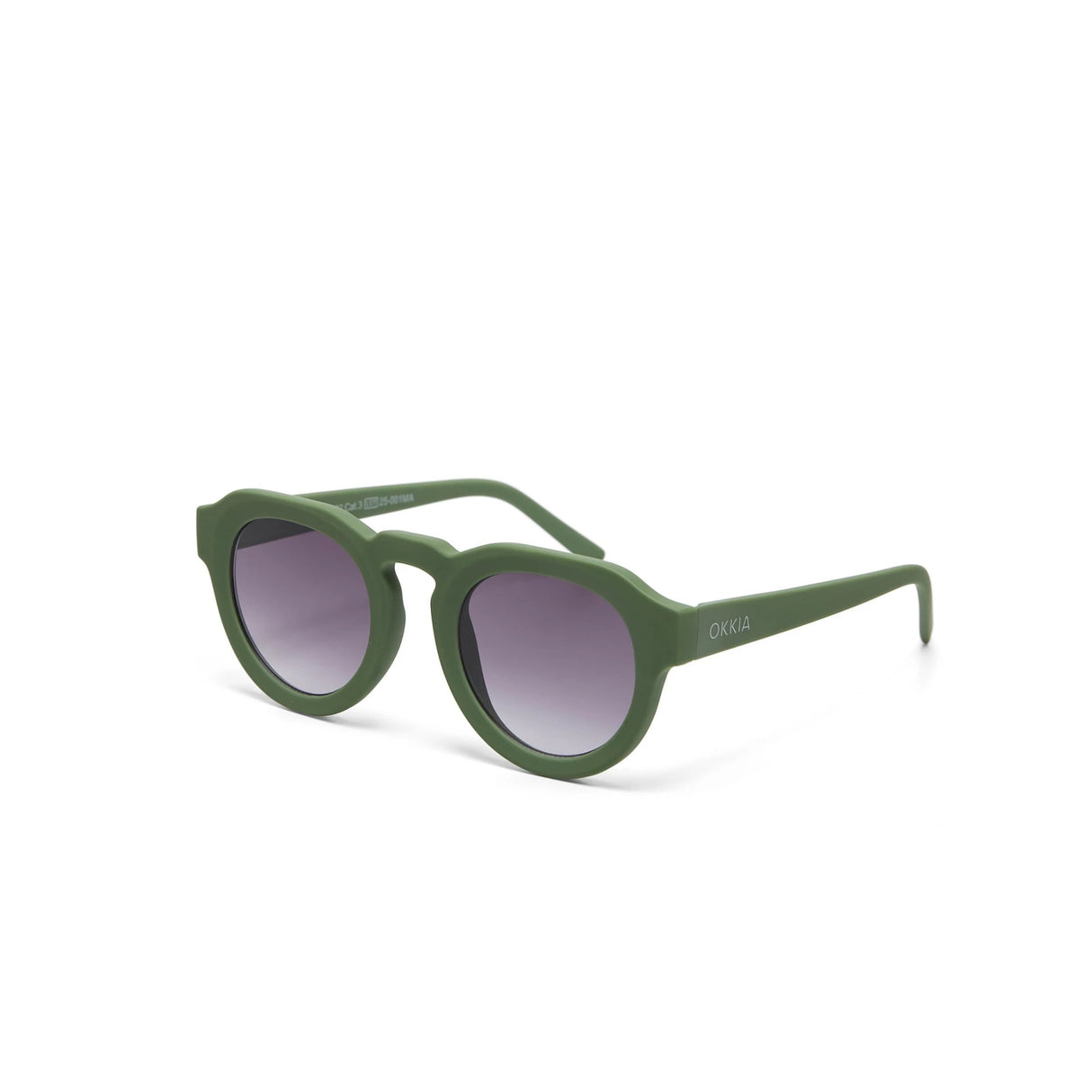 OKKIA Zeno Occhiali da Sole Unisex Tondo Verde