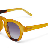 OKKIA Zeno Occhiali da Sole Unisex Tondo Giallo Avana