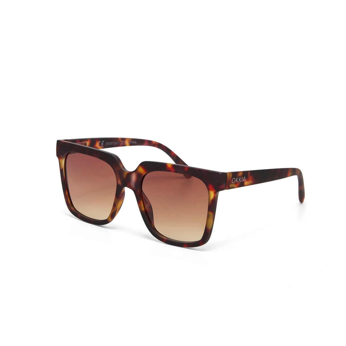 OKKIA Roma Occhiali da Sole Unisex Classic Avana