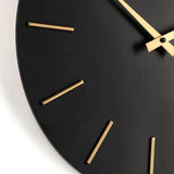 BIZZOTTO Orologio da Parete Timeline Nero Oro 40cm